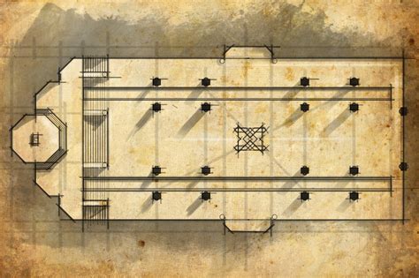 throne room ground plan